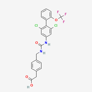 Chemical structure of RORγt inverse agonist 13
