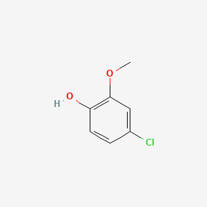 Chemical structure of 4-Chloroguaiacol