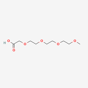 Chemical structure of m-PEG3-CH2COOH