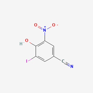 Chemical structure of Nitroxynil