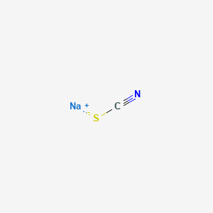 Chemical structure of Sodium thiocyanate
