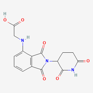 Chemical structure of Thalidomide-NH-CH2-COOH