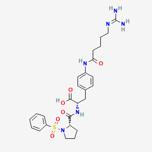 Chemical structure of αvβ1 integrin-IN-1