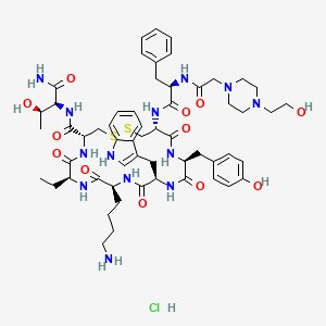 Chemical structure of BIM-23190 hydrochloride