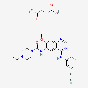 Chemical structure of Epitinib succinate