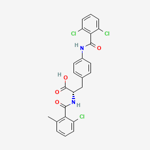 Chemical structure of RO0270608