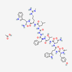 Chemical structure of TAK-683 acetate