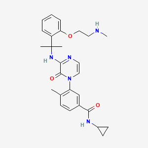 Chemical structure of p38α inhibitor 2
