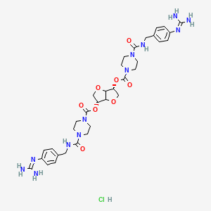 Chemical structure of CRA-2059 hydrochloride
