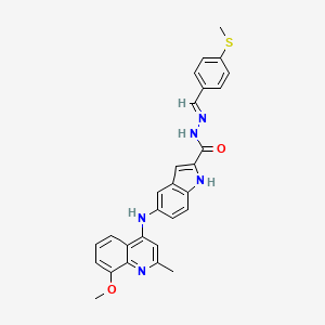 Chemical structure of Nur77 modulator 1
