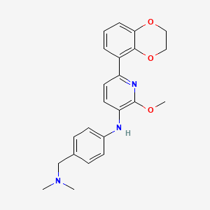 Chemical structure of RAS inhibitor Abd-7