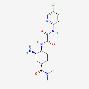 Chemical structure of Edoxaban impurity 6