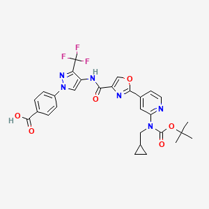 Chemical structure of PROTAC IRAK4 ligand-1