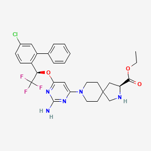 Chemical structure of Rodatristat ethyl