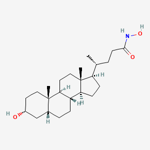 Chemical structure of LCAHA