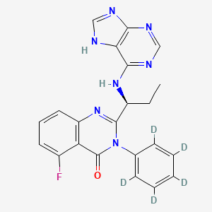 Chemical structure of Idelalisib D5