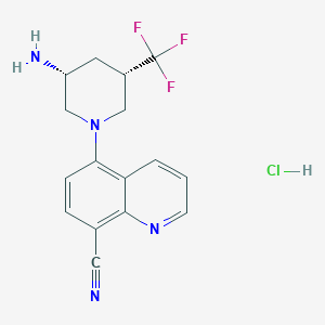 Chemical structure of Enpatoran hydrochloride