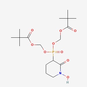 Chemical structure of POMHEX