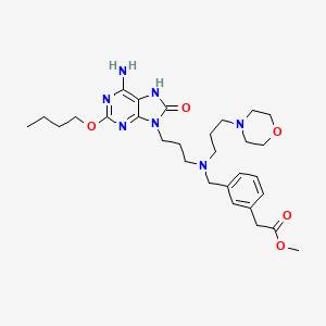 Chemical structure of AZD8848