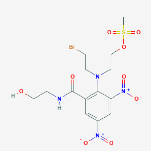 Chemical structure of PR-104A