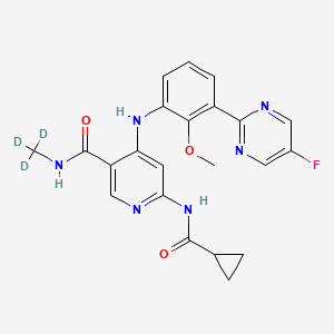 Chemical structure of BMS-986202