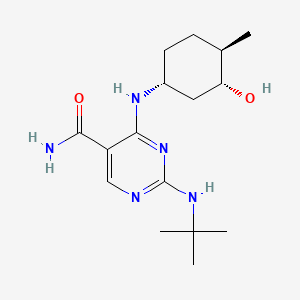 Chemical structure of CC-90001