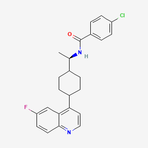 Chemical structure of BMS-986242