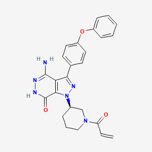 Chemical structure of BTK inhibitor 17