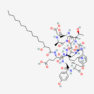 Chemical structure of Fengycin