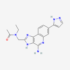 Chemical structure of BMS-986299