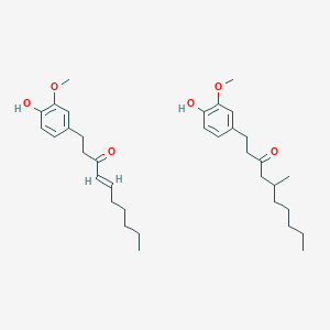 Chemical structure of Ginger extract