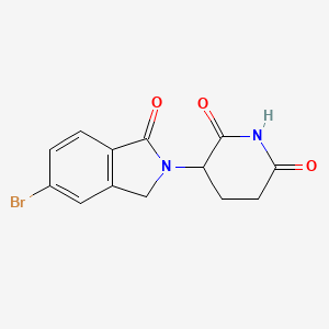 Chemical structure of Lenalidomide-5-Br
