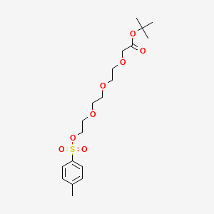 Chemical structure of Tos-PEG3-CH2COOtBu