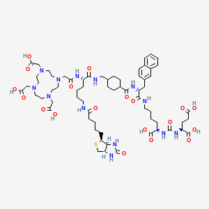 Chemical structure of Biotin-NH-PSMA-617