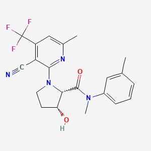 Chemical structure of ART558