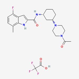 Chemical structure of Setd2-IN-1 tfa