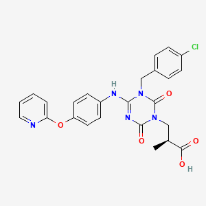 Chemical structure of Sivopixant