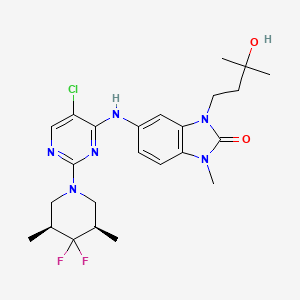 Chemical structure of CCT369260