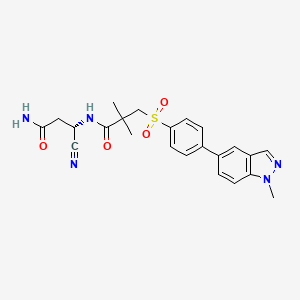 Chemical structure of Legumain inhibitor 1