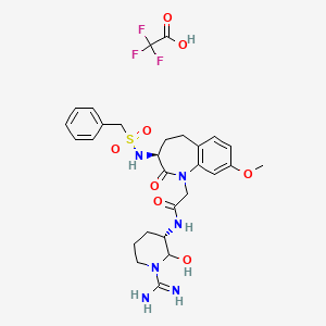 Chemical structure of αvβ1 integrin-IN-1 TFA