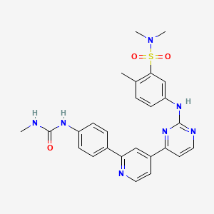 Chemical structure of hSMG-1 inhibitor 11e