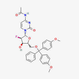 Chemical structure of 5'-O-DMT-N4-Ac-2'-F-dC
