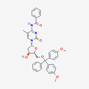 Chemical structure of 5'-O-DMT-N4-Bz-5-Me-dC