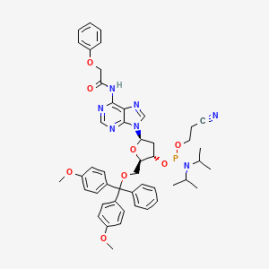 Chemical structure of DMT-dA(PAc) Phosphoramidite