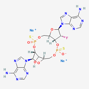 Chemical structure of IACS-8803 disodium
