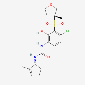 Chemical structure of (R,R)-CXCR2-IN-2