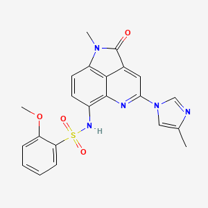 Chemical structure of LT052