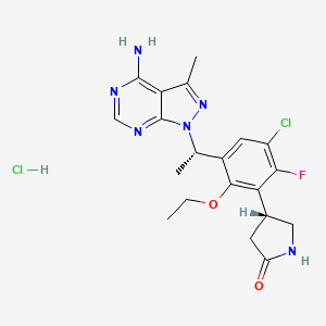 Chemical structure of Parsaclisib hydrochloride