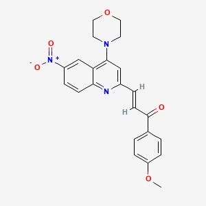 Chemical structure of hnRNPK-IN-1