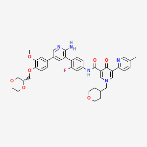Chemical structure of DS-1205b free base